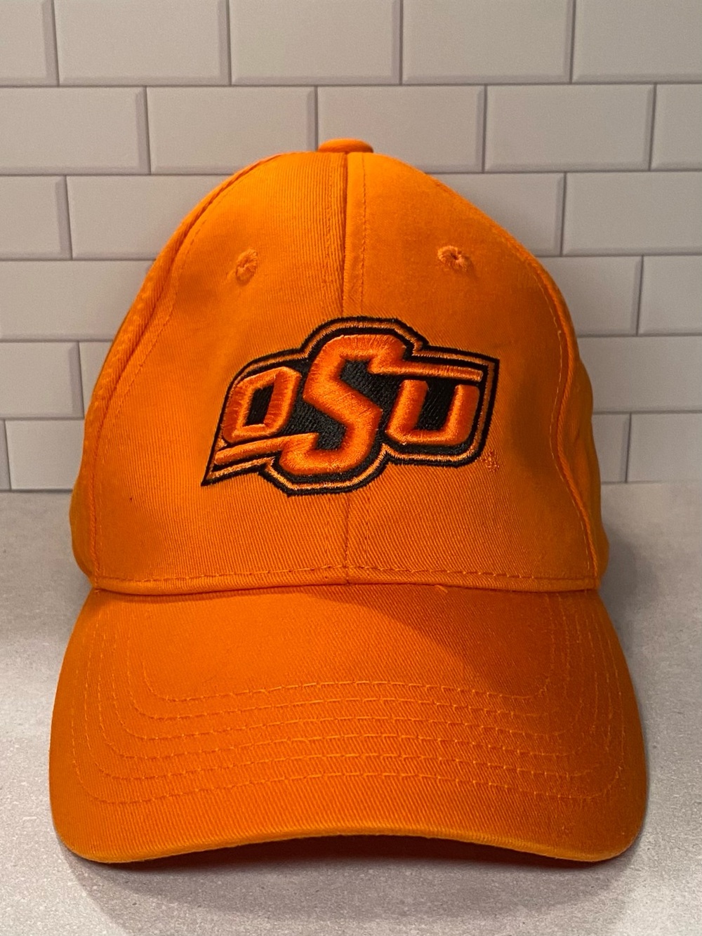 Oklahoma State University (OSU) Cowboys Men’s Embroidered Orange Baseball Cap